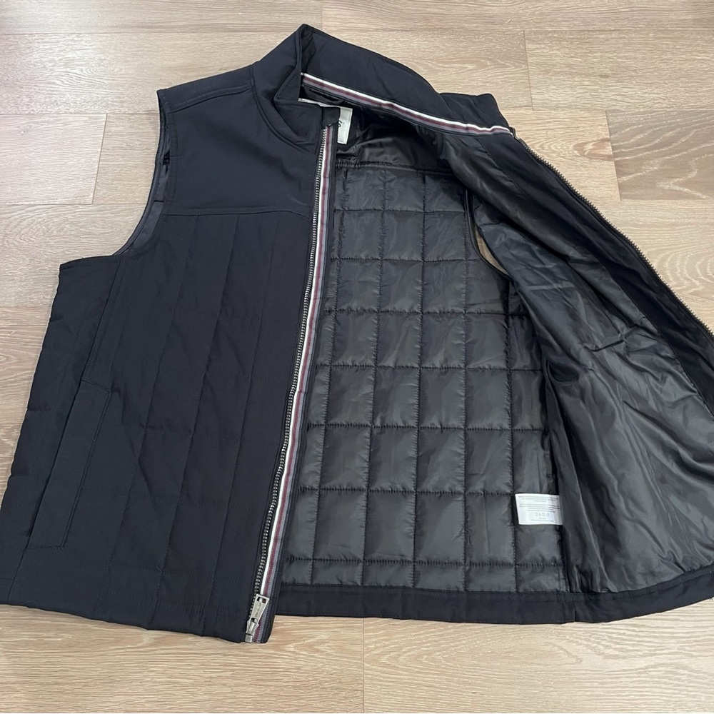 Orvis Men’s Quilted Full Zip Up Front Vest Black Size L - Picture 7 of 9